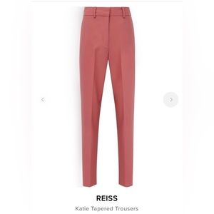 NWT Reiss Katie Tapered Pants (Tulip Pink) (Size 4)